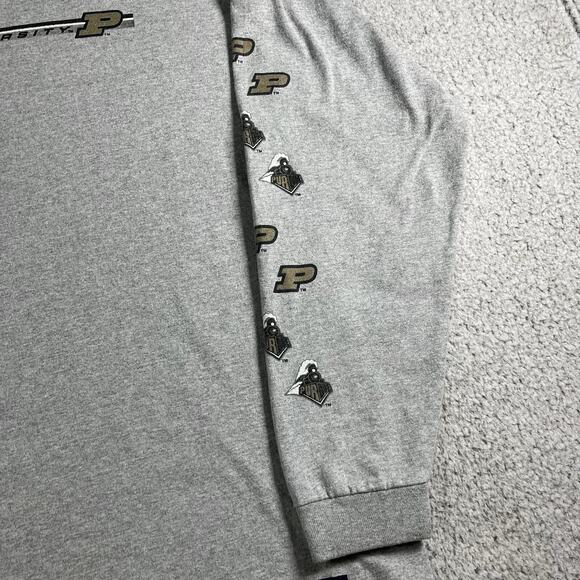 Purdue Boilermakers Shirt Mens L Long Sleeve JanSport USA Vintage NCAA 90s - Picture 5 of 13